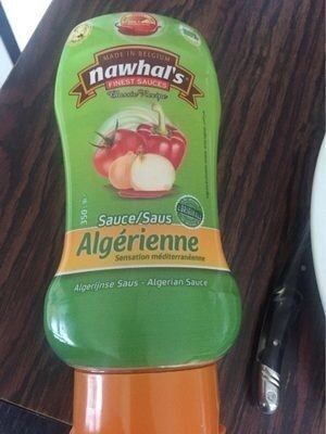 Sauce algerienne front packaging