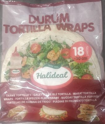 Durum tortilla wraps