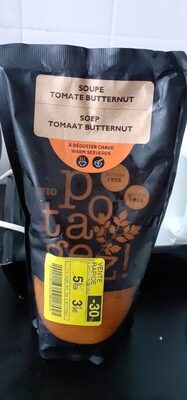 Soupe tomate butternutt front packaging
