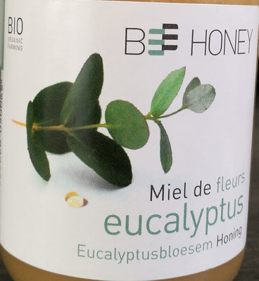 Bée honey eucalyptus front packaging