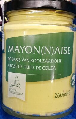 Mayonnaise à base d'huile de colza