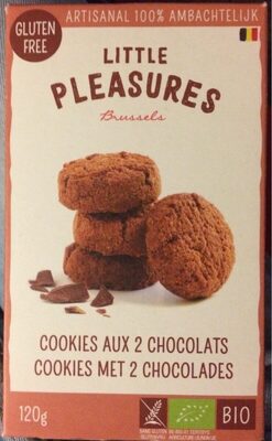 Cookies aux 2 chocolats front packaging