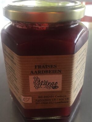 Confiture aux fraises front packaging