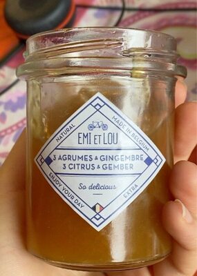 Konfituur 3 Agrumes & Gember 215G