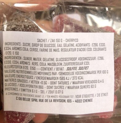 cherry cola front packaging