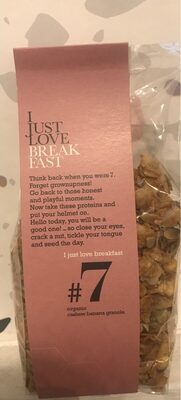 Granola cashew banana