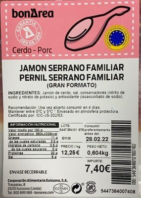 Jamon Serrano
