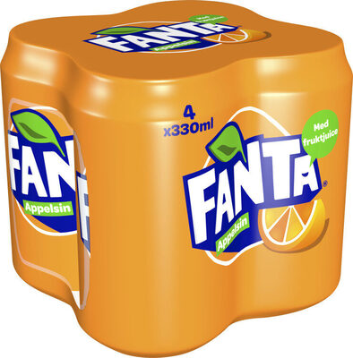 Fanta Orange 0,33lx4 boks