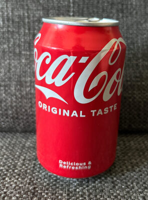 Coca-cola original taste front packaging