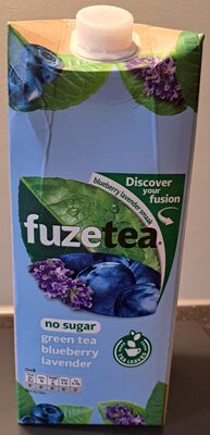 Green tea, blueberry, lavender