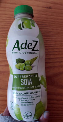 Sorprendete soia gusto delicatamente dolce front packaging