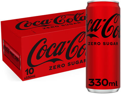 Coca-Cola Zero 0,33lx10 boks Sleek