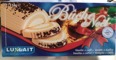 Buche de noel vanille &cafe