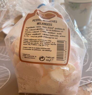 Petites meringues mélangées