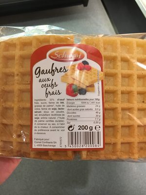 Gaufres aux œufs frais