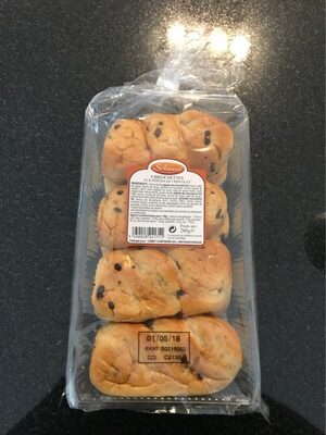 8 briochettes aux pepites de chocolat