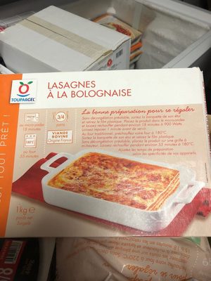 Lasagnes Bolognaise Surgelées 1kg