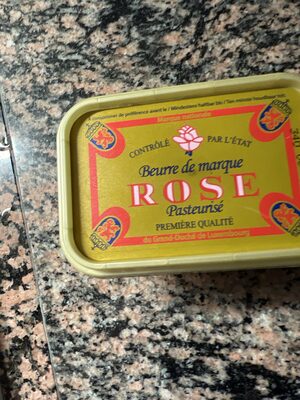 Beurre de marque Rose