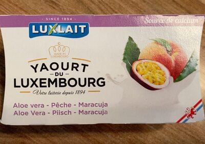 Yaourt aloe vera - pêche - maracuja