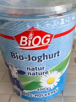 Bio-Joghurt front packaging
