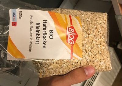 Haferflocken front packaging