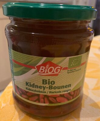 Haricots rouges front packaging