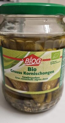 Gros cornichons aigres-doux