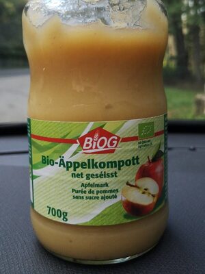 Bio-Äppelkompott net geséisst