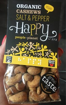 Organic Cashews salt & pepper