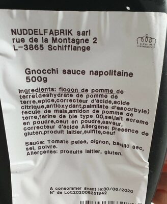 Gnocchi sauce napolitaine