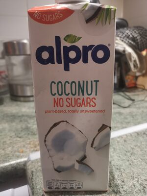 alpro coconut no sugars