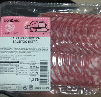 Salchichon extra front packaging