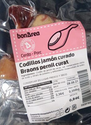 Codillos jamón curado