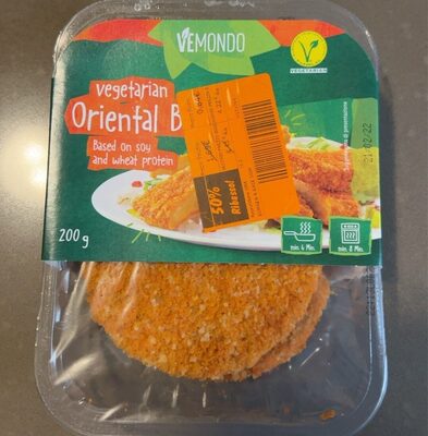 Vegetarian oriental burger