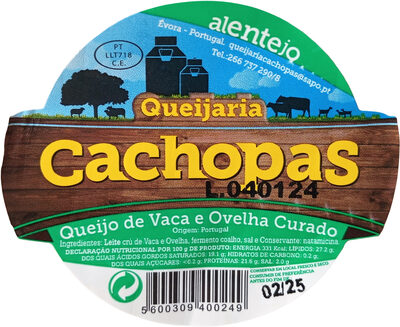 Queijo de Vaca e Ovelha Curado