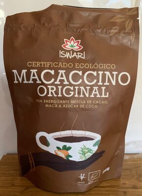 Macaccino original front packaging