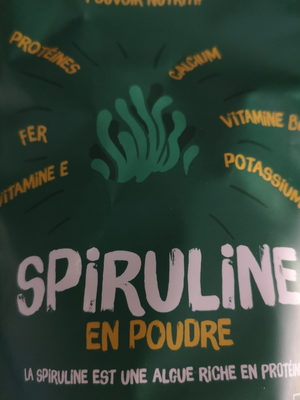 Spiruline front packaging