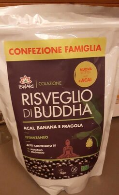 Risveglio di Buddha Acai Banana Fragola front packaging