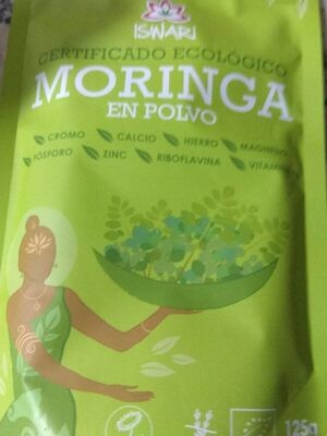 Moringa en polvo front packaging