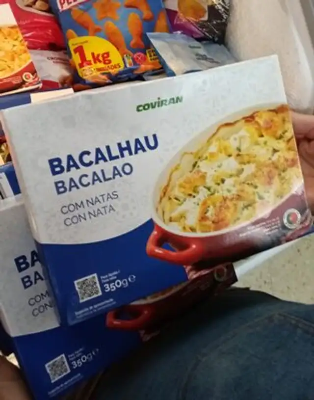 Bacalhau com Natas front packaging