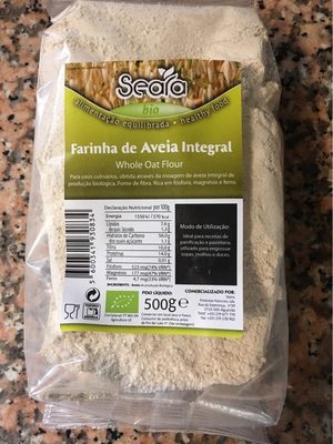 Farinha de aveia integral