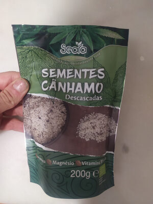 Sementes Cânhamo front packaging
