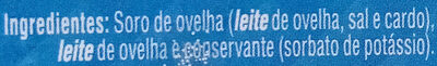 Almece de Ovelha ingredients label