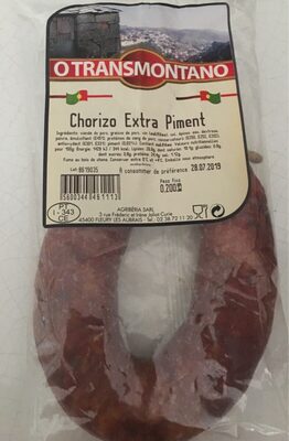 Chorizo Extra Piment front packaging