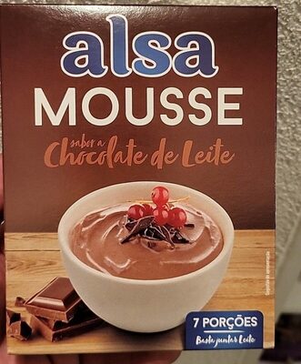 Mousse Chocolate de Leite front packaging