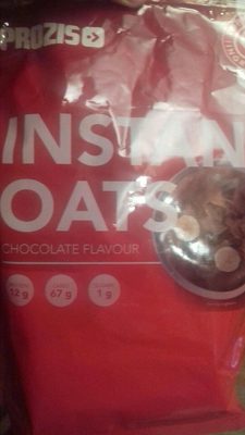 Instant oats chocolate flavour front packaging