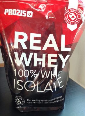 Real Whey Isolate Vainilla front packaging