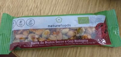 Barre de fruits secs et goji bio