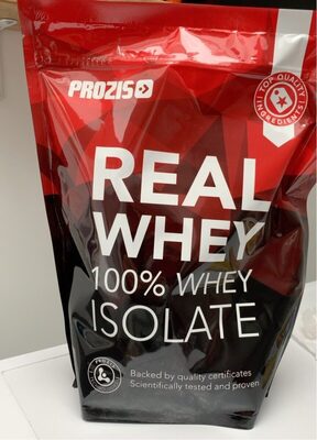 Real Whey Isolate front packaging