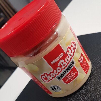 Choco butter protein chocolat blanc front packaging